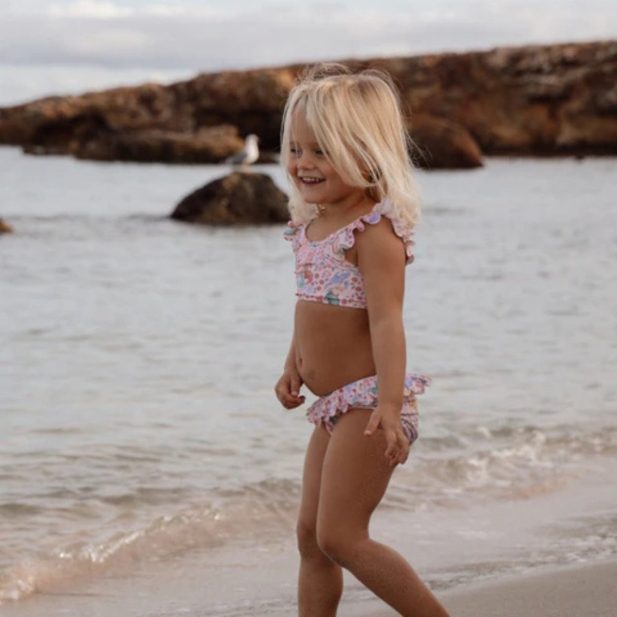 Παιδικό Σετ Μπικίνι με Βολάν με Προστασία UV Little Dutch Dreamy Mermaid