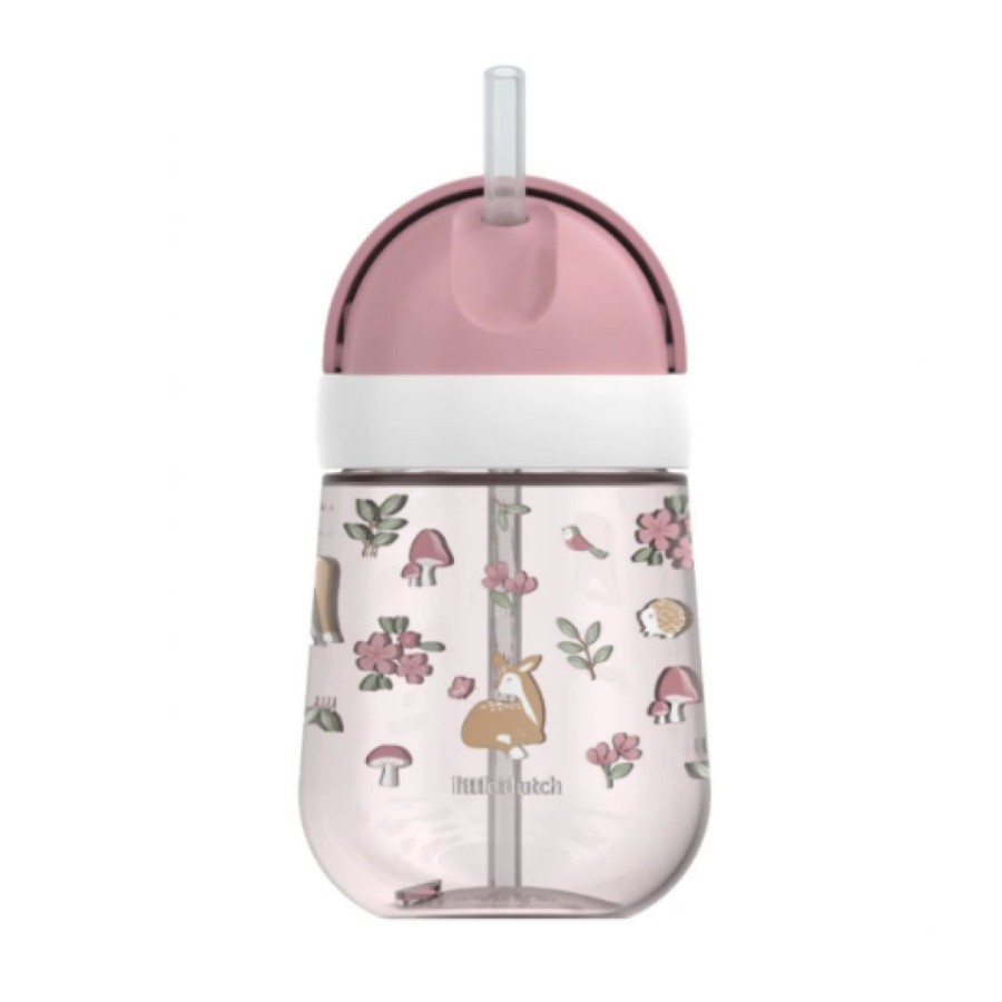 Little Dutch Εκπαιδευτικό Ποτηράκι με Καλαμάκι 300ml Fairy Garden