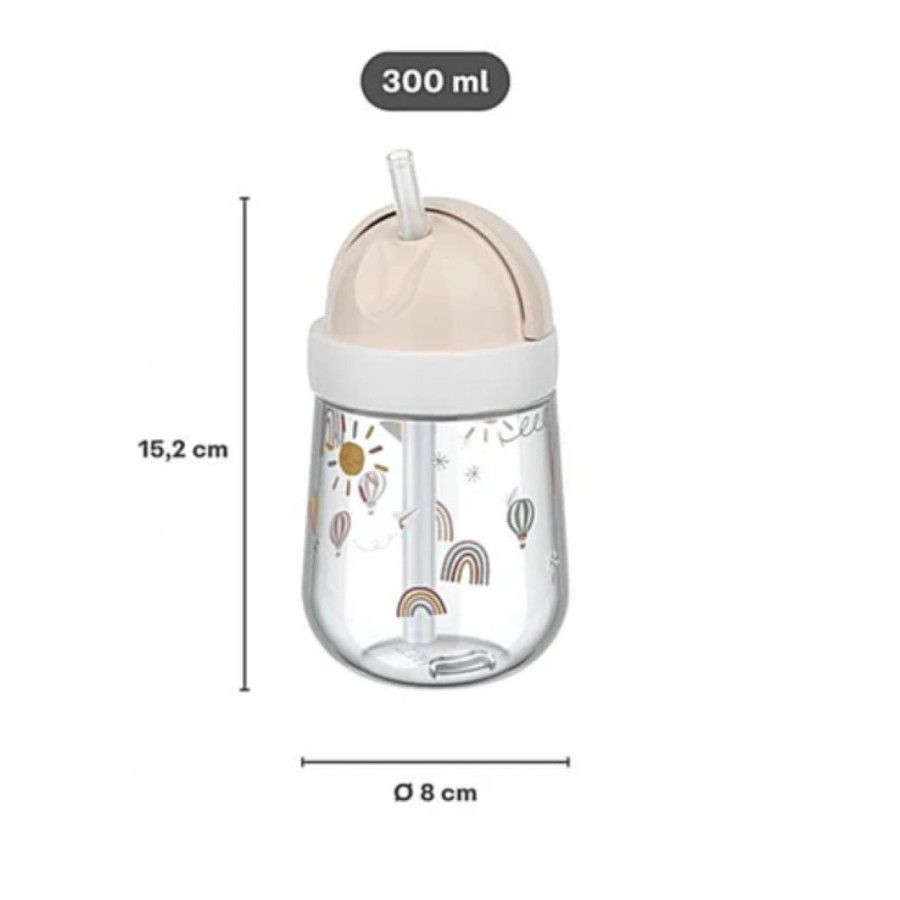 Little Dutch Εκπαιδευτικό Ποτηράκι με Καλαμάκι 300ml Fairy Garden
