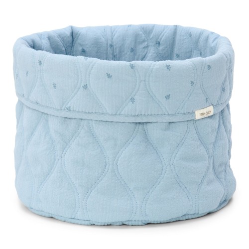 Καλάθι Αλλαξιέρας Καπιτονέ Μεγάλο Little Dutch Pure Denim Blue