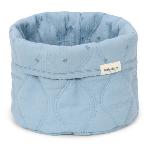 Καλάθι Αλλαξιέρας Καπιτονέ Μικρό Little Dutch Pure Denim Blue