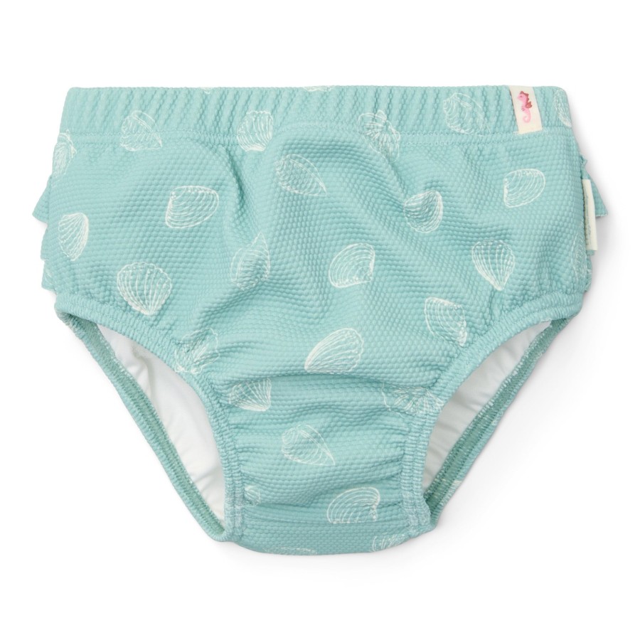 Little Dutch Πάνα Μαγίο για Κορίτσι Ocean Treasures Surf Blue