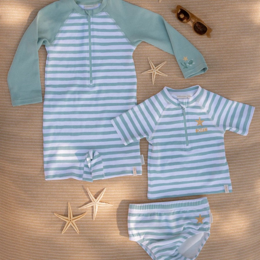 Little Dutch Πάνα Μαγίο για Αγόρι Stripes Surf Blue
