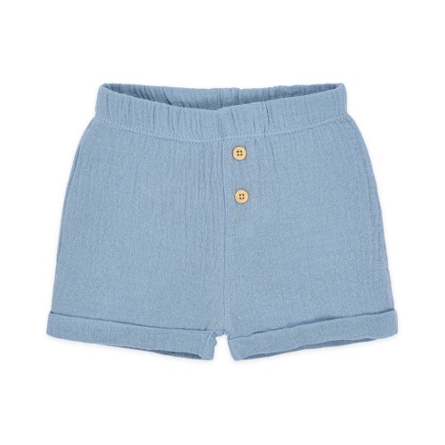 Βρεφικό Παντελονάκι Κοντό Μπλε Stone Blue Little Dutch
