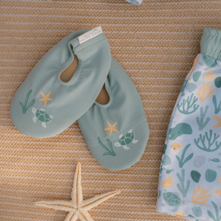Little Dutch Παιδικά Παπουτσάκια Θαλάσσης Seashells Surf Blue