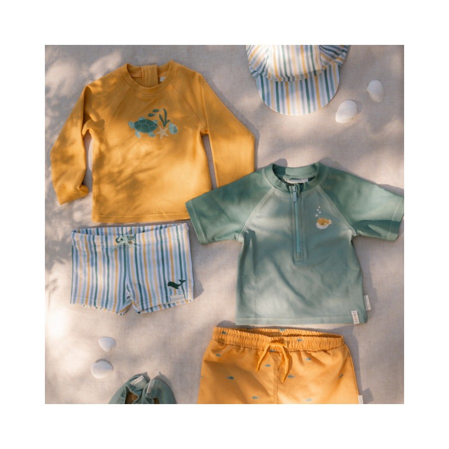 Little Dutch Παιδικά Παπουτσάκια Θαλάσσης Seashells Surf Blue