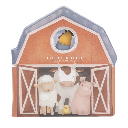 Little Dutch Παιδικό Βιβλιαράκι Μπάνιου Little Farm