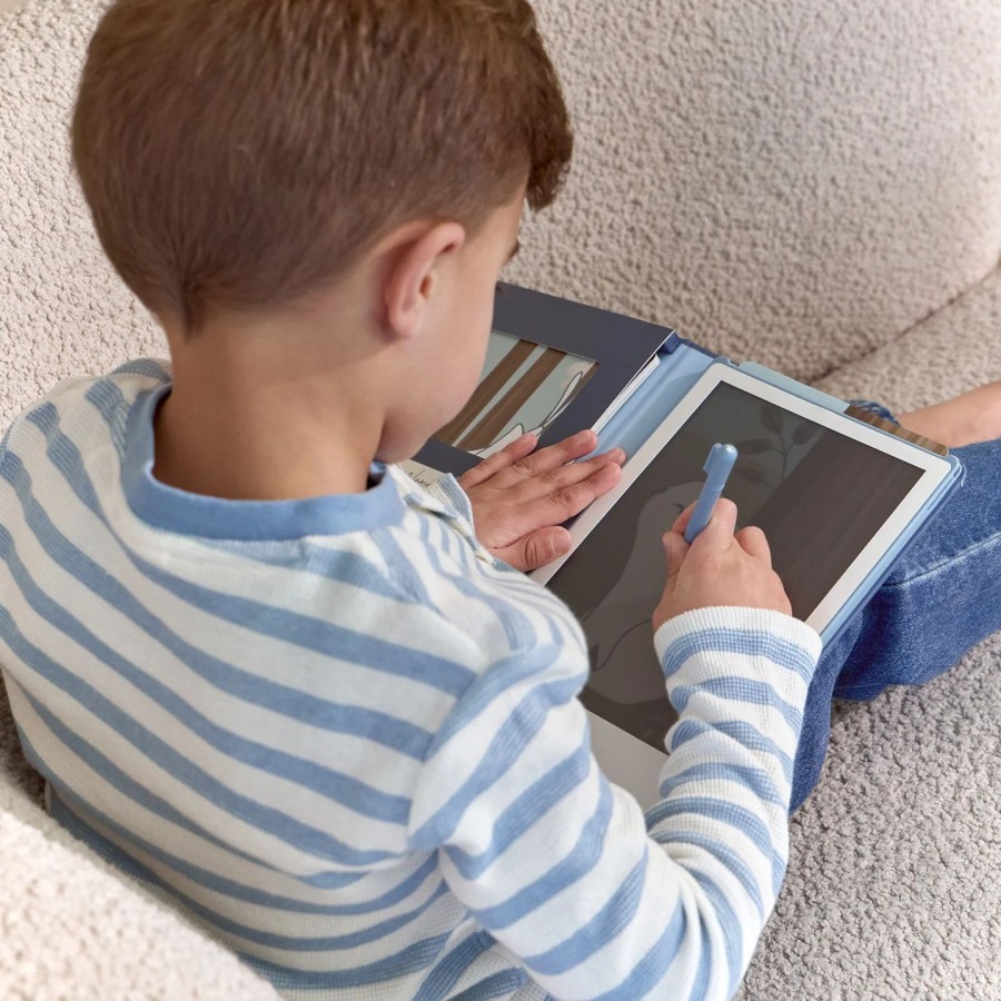 Παιδικό Tablet Ζωγραφικής με 30 Σχέδια Little Dutch Μπλε