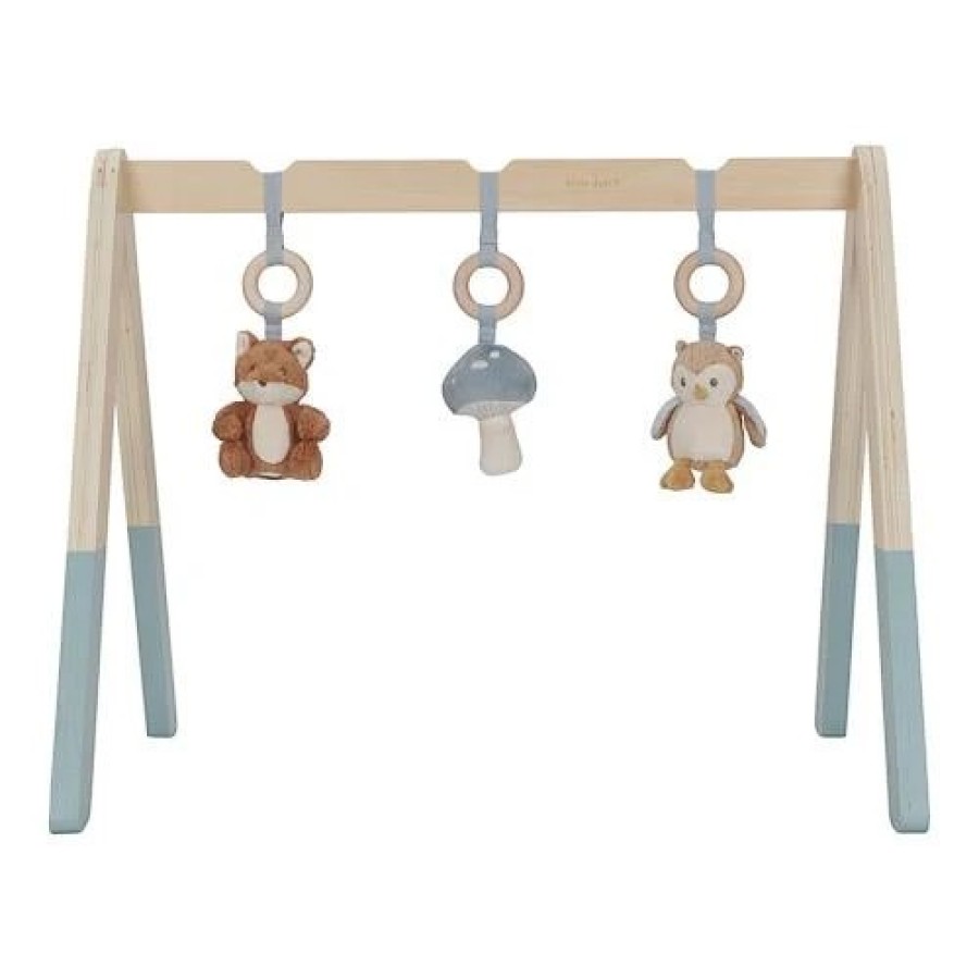 Ξύλινο Βρεφικό Γυμναστήριο Little Dutch Forest Friends FSC Μπλε