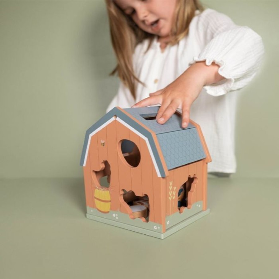Little Dutch Ξύλινο Παιχνίδι Ταξινόμησης με Ζωάκια Little Farm FSC