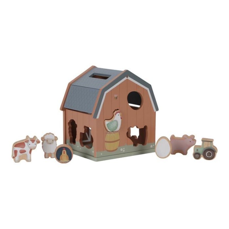 Little Dutch Ξύλινο Παιχνίδι Ταξινόμησης με Ζωάκια Little Farm FSC