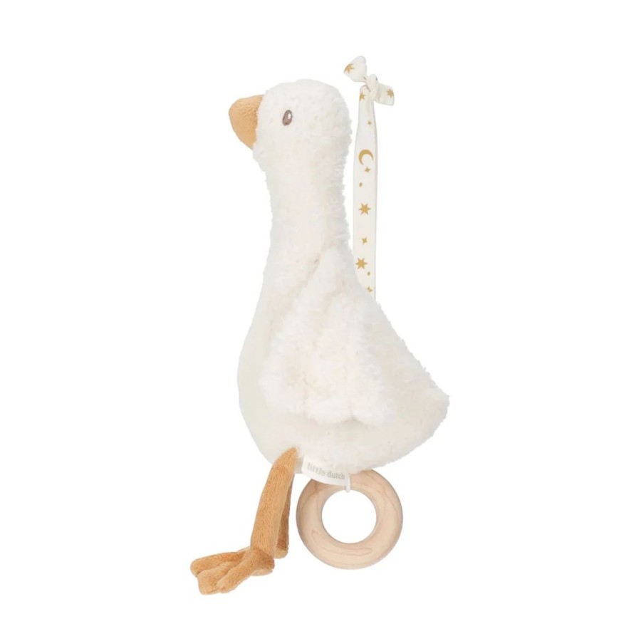 Little Dutch Υφασμάτινο Μουσικό Κουκλάκι Little Goose GRS 29εκ.