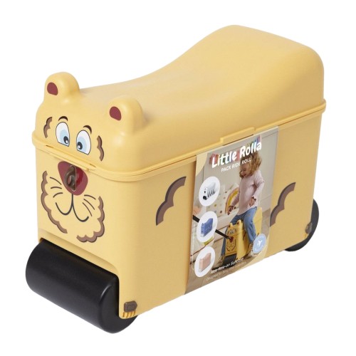 Little Rolla Παιδική Ride-On Βαλίτσα Ταξιδιού με Ρόδες Little Roller Lion 16L