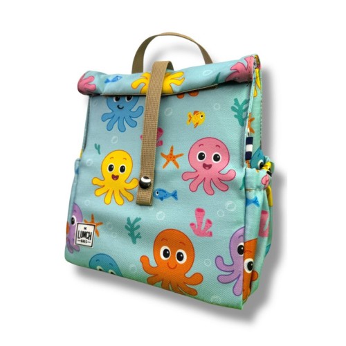 The Lunch Bags Original Ισοθερμική Τσάντα Φαγητού Kids 5Lt Octopus