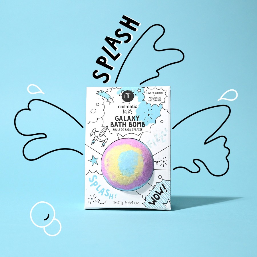 Bath Bomb Nailmatic Galaxy Ροζ-Κίτρινο-Γαλάζιο