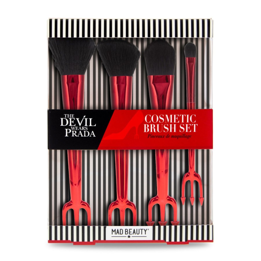 Παιδικό Σετ Πινέλων Μακιγιάζ 4τμχ. Devil Wears Prada Mad Beauty