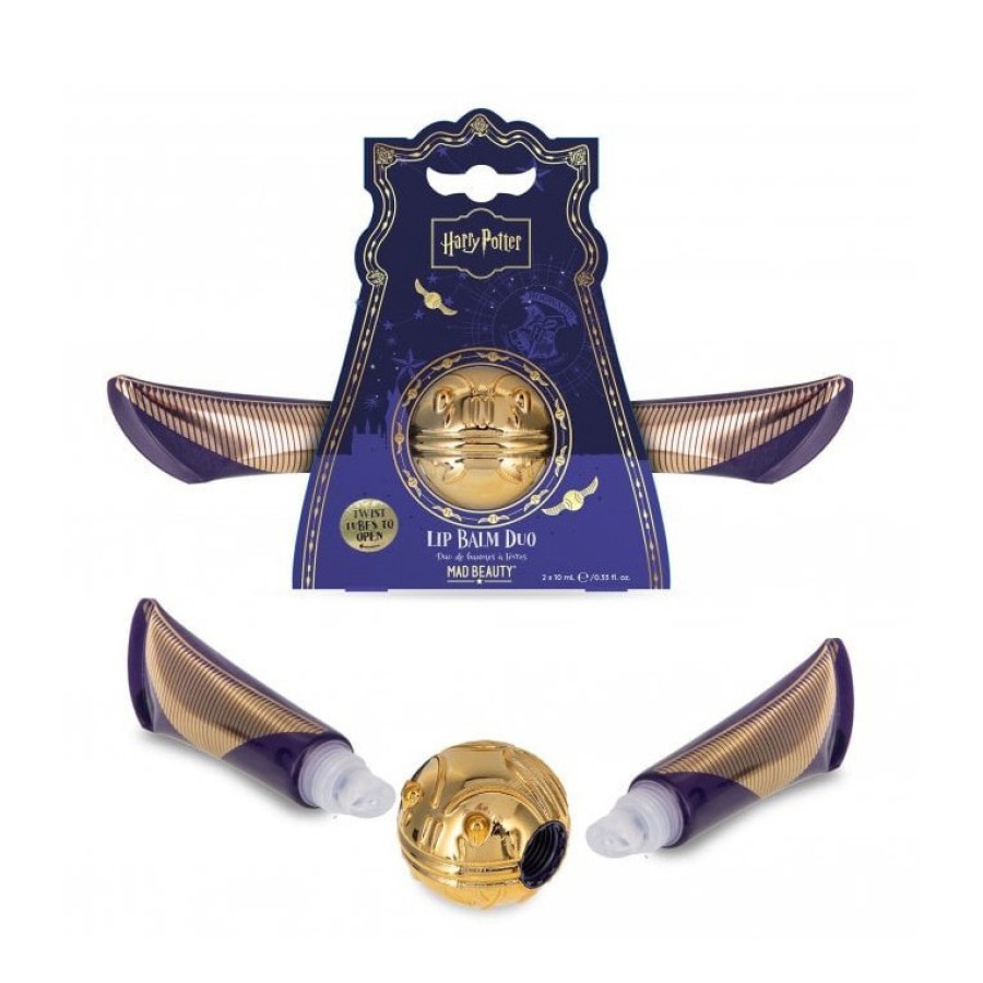 Παιδικό Lip Balm Σετ 2τμχ. Mad Beauty Harry Potter Snitch Lip Palm Duo 2x10ml