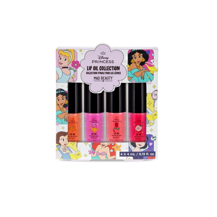 Mad Beauty Disney Princess Exress Yourself Παιδικό Σετ Lip Oil 4x4ml