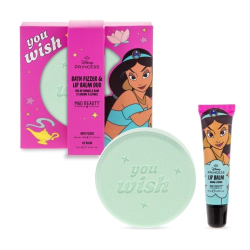 Mad Beauty Disney Princess Express Παιδικό Σετ Bath Fizzer & Lip Balm Jasmine