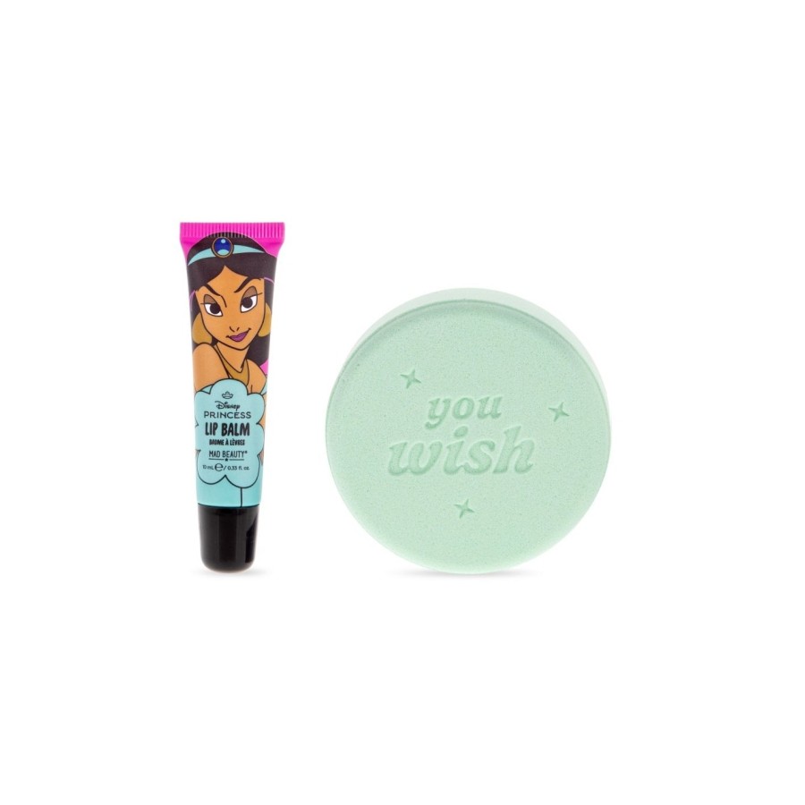 Mad Beauty Disney Princess Express Παιδικό Σετ Bath Fizzer & Lip Balm Jasmine
