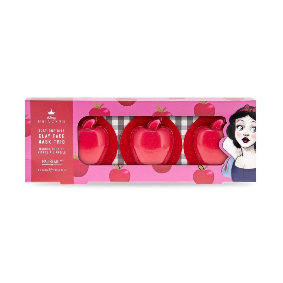 Παιδικές Μάσκες Προσώπου Χιονάτη 3τμχ. Mad Beauty Clay Face Mask Snow White Trio 3x10ml