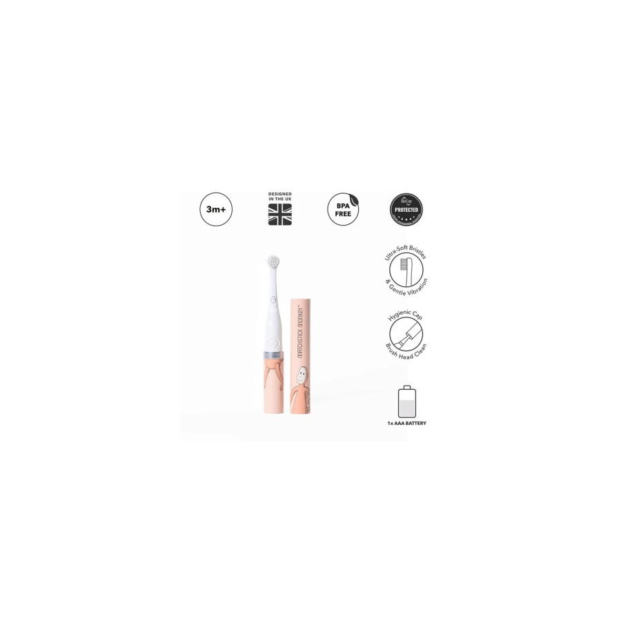 Βρεφική Ηλεκτρική Οδοντόβουρτσα Sonic Matchstick Monkey Pink