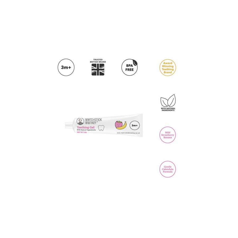 Matchstick Monkey Φυσικό Τζελ Οδοντοφυΐας Teething Gel Organic