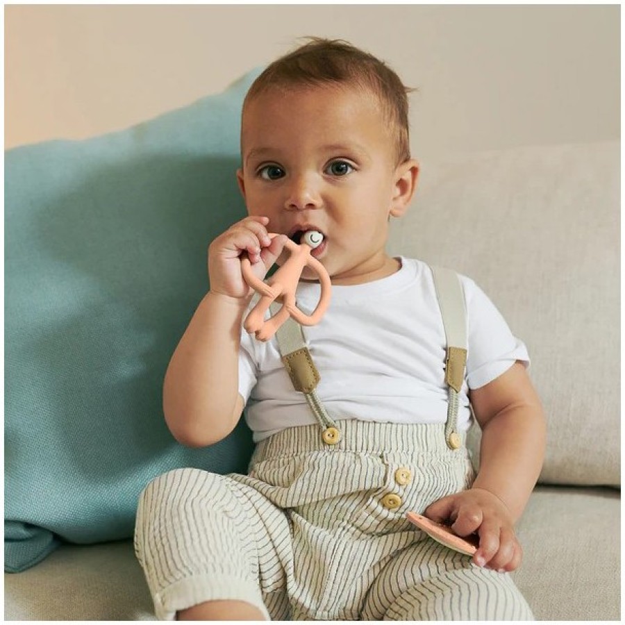 Σετ Μασητικών Matchstick Monkey Teething Starter Set Peach