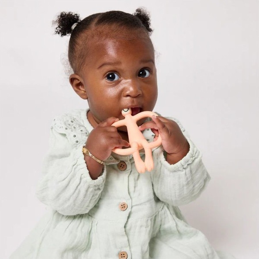 Σετ Μασητικών Matchstick Monkey Teething Starter Set Peach
