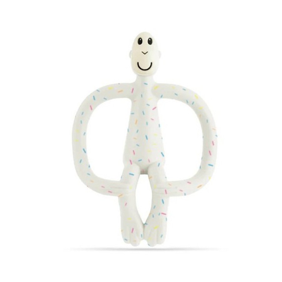 Μασητικό Matchstick Monkey Teething Toy Confetti Cream