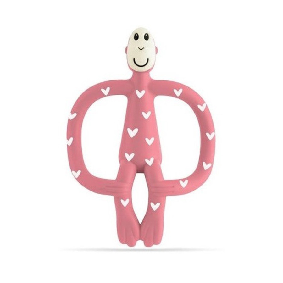 Μασητικό Matchstick Monkey Teething Toy Hearts