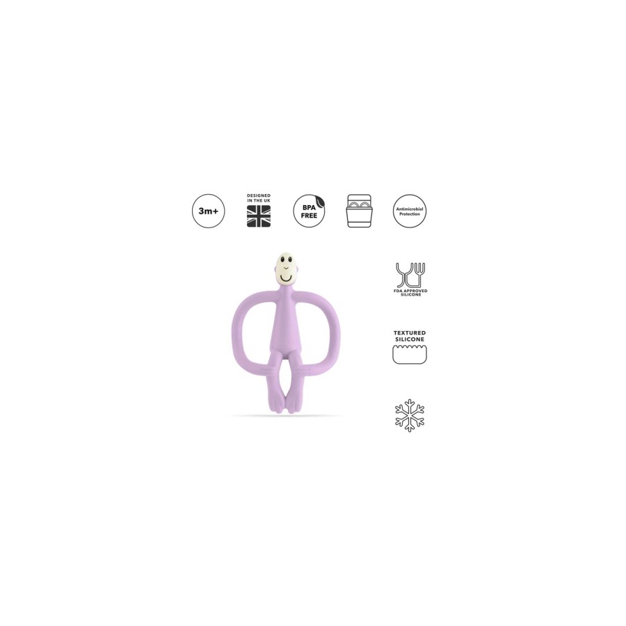 Μασητικό Matchstick Monkey Teething Toy Lilac