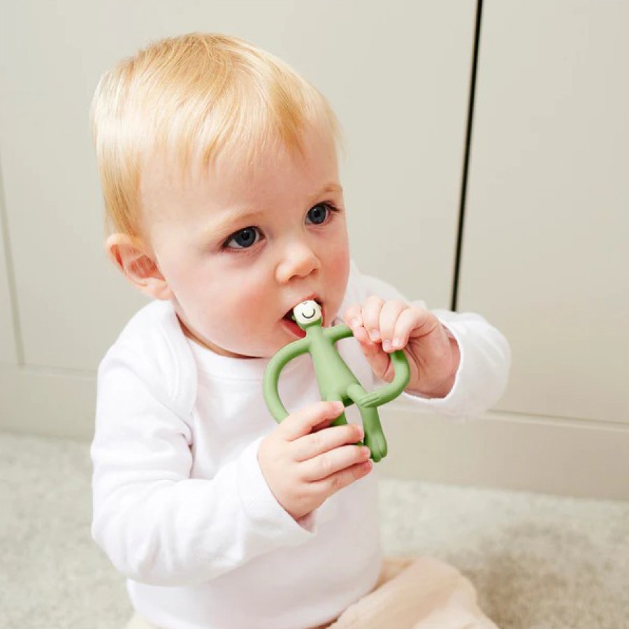 Μασητικό Matchstick Monkey Teething Toy Olive