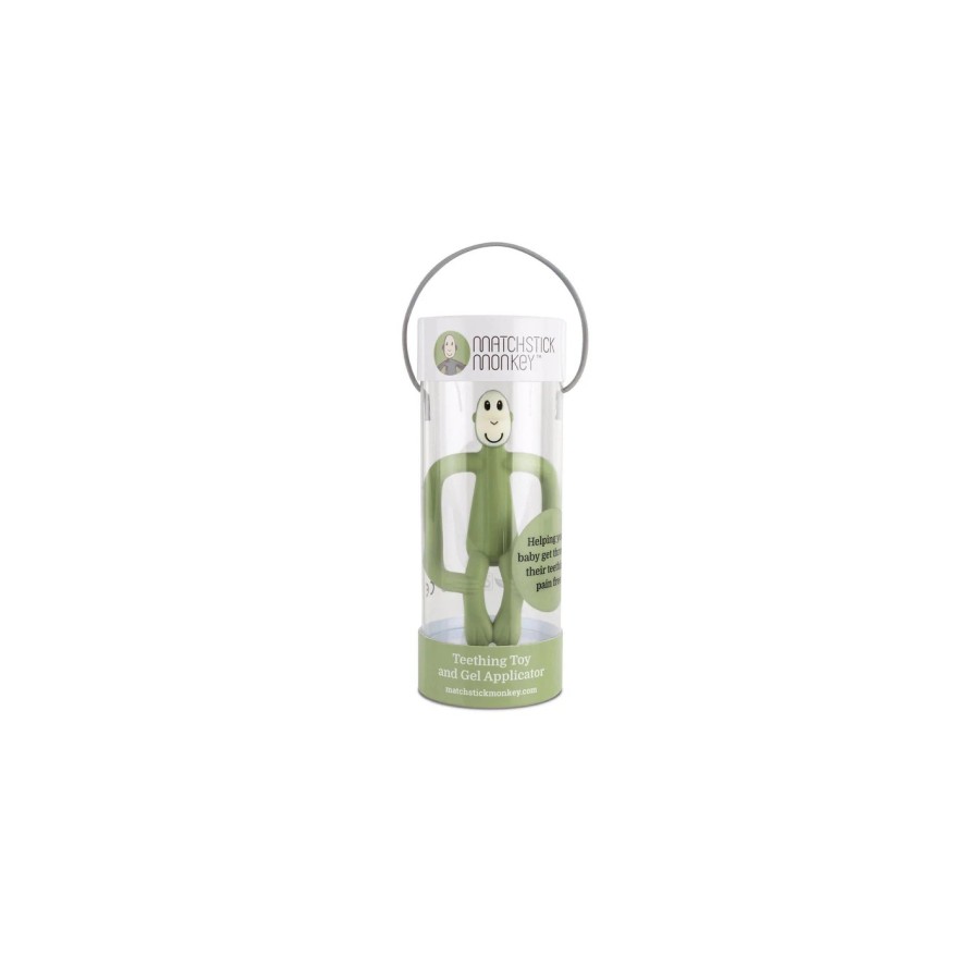 Μασητικό Matchstick Monkey Teething Toy Olive