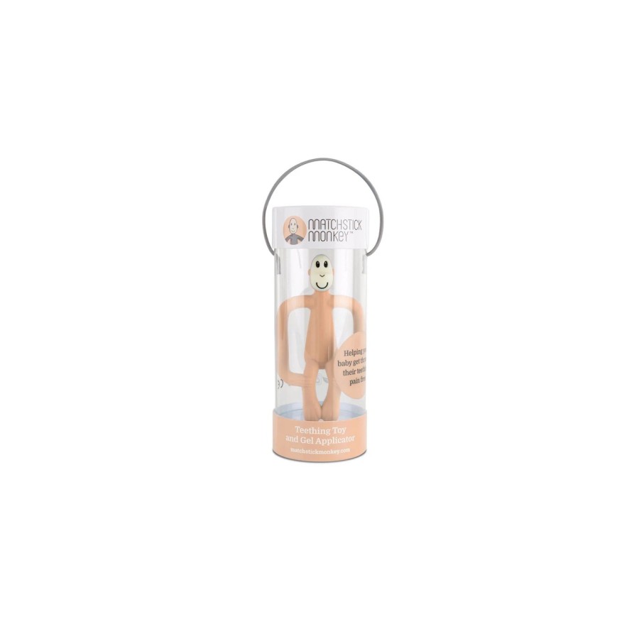 Μασητικό Matchstick Monkey Teething Toy Peach