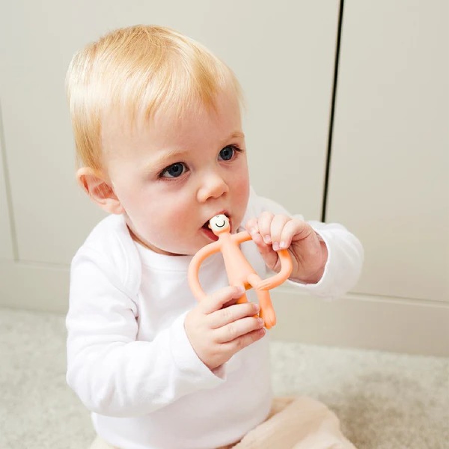 Μασητικό Matchstick Monkey Teething Toy Peach