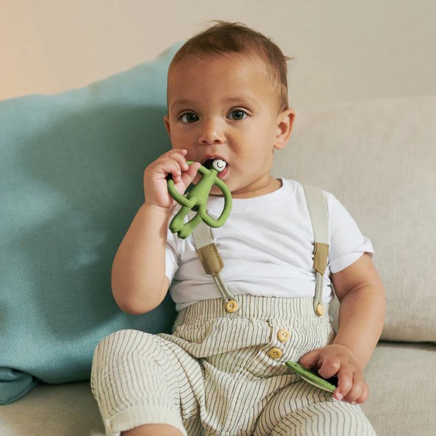 Σετ Μασητικών Matchstick Monkey Teething Starter Set Olive