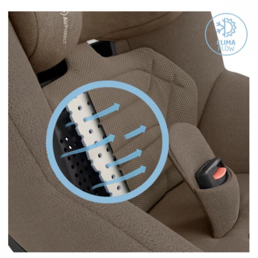Maxi Cosi Κάθισμα Αυτοκινήτου Pearl 360 Pro Authentic Truffle 3 Μηνών έως 4 ετών (περίπου 105cm)