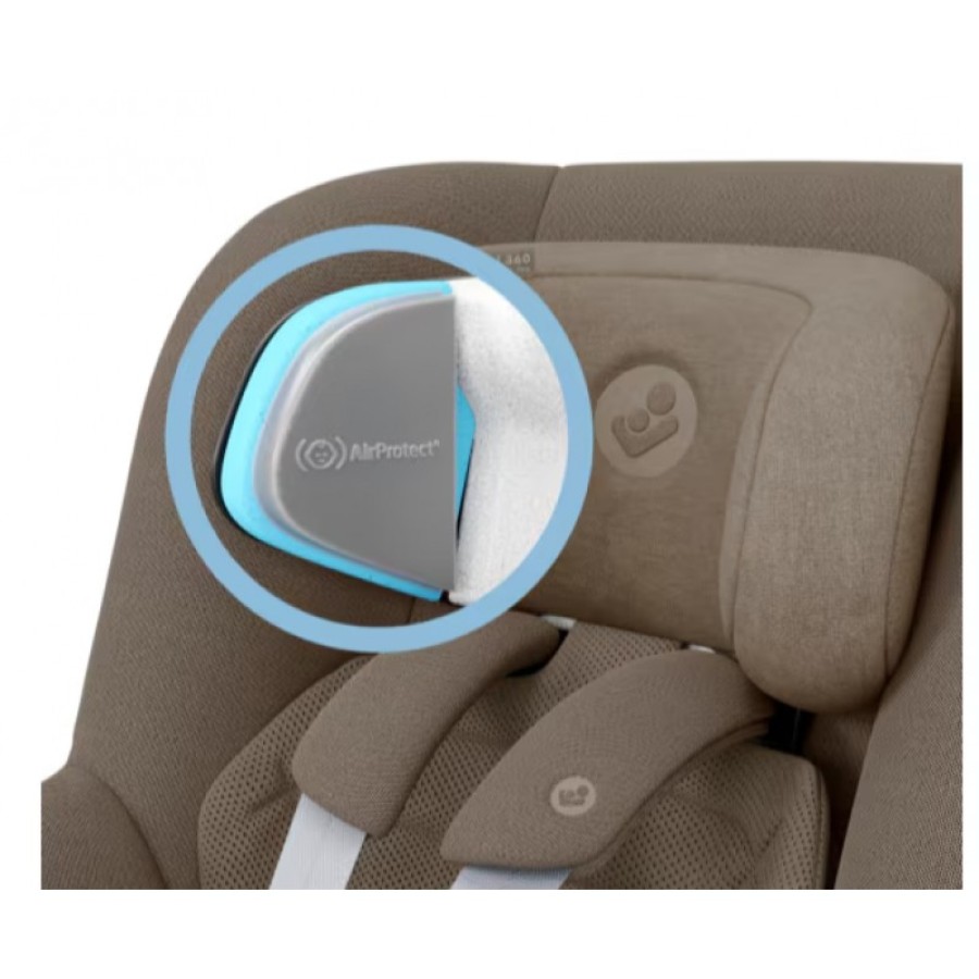 Maxi Cosi Κάθισμα Αυτοκινήτου Pearl 360 Pro Authentic Truffle 3 Μηνών έως 4 ετών (περίπου 105cm)