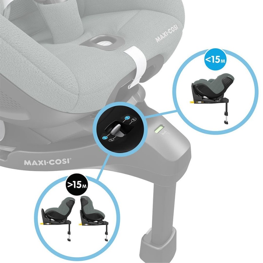 Maxi Cosi Παιδικό Κάθισμα Αυτοκινήτου Mica 360 Pro i-Size 45-105cm Authentic Black