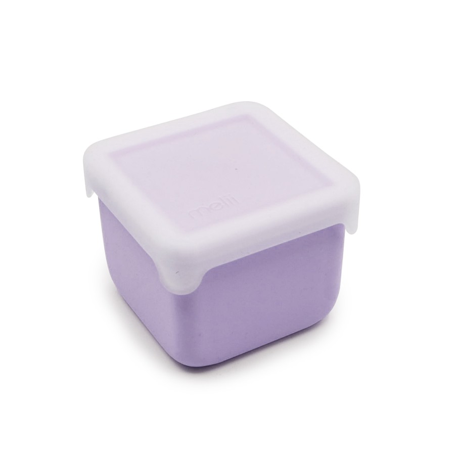 Melii Παιδικό Δοχείο Σιλικόνης για Σνακ Pink/Purple 236ml 2τμχ.