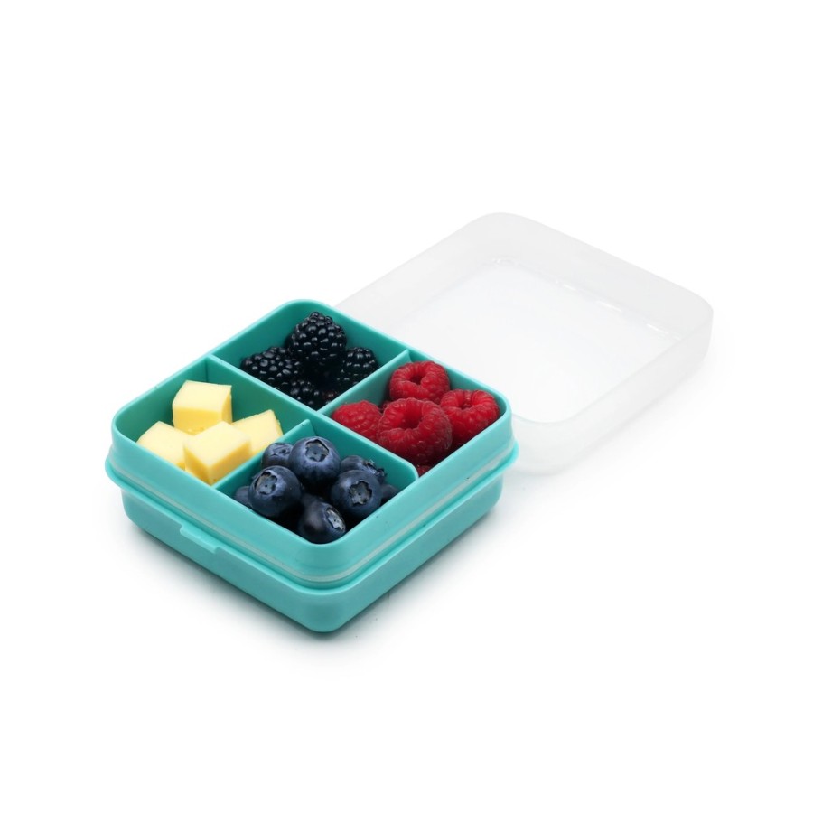 Melii Παιδικό Δοχείο Σνακ με 4 Χωρίσματα Melii Snackle Box Petite Blue