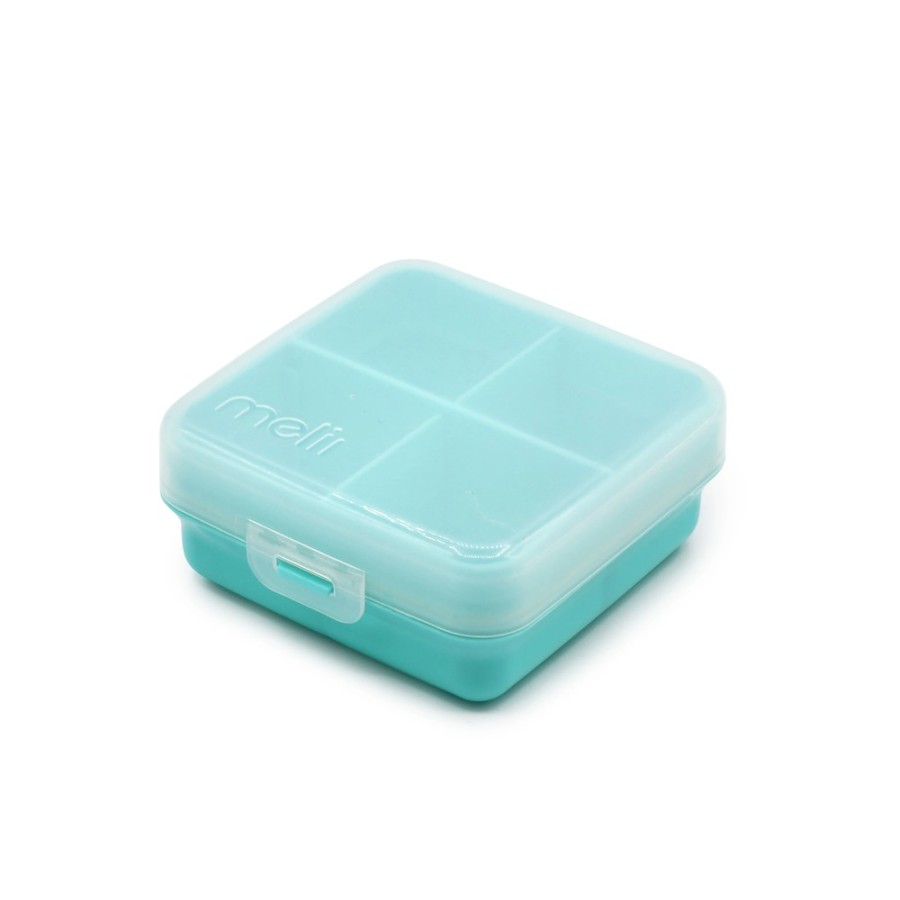 Melii Παιδικό Δοχείο Σνακ με 4 Χωρίσματα Melii Snackle Box Petite Blue