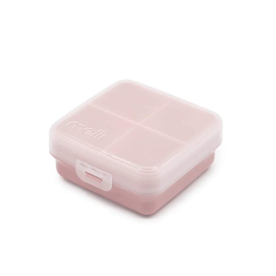 Melii Παιδικό Δοχείο Σνακ με 4 Χωρίσματα Melii Snackle Box Petite Pink