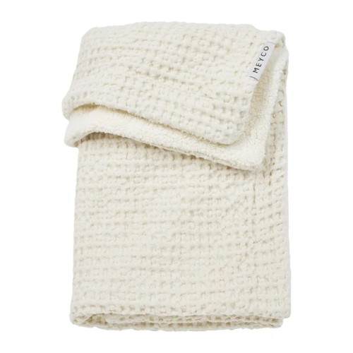 Βρεφική Κουβέρτα Meyco Waffle Teddy Nature 100x150εκ.