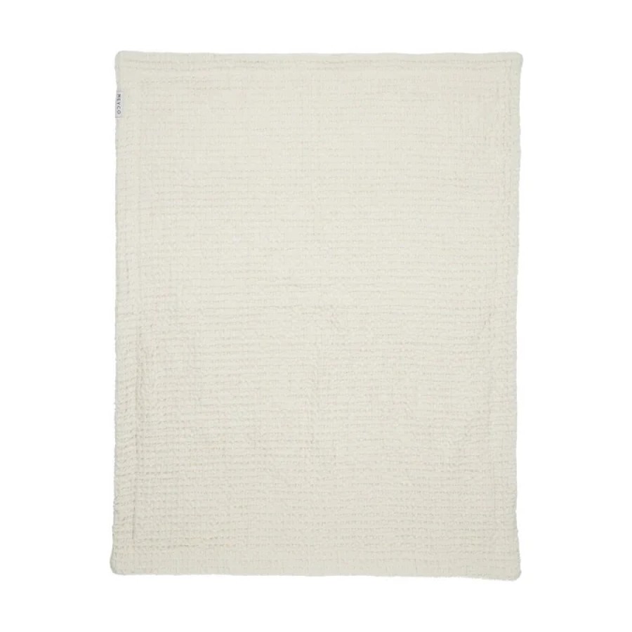 Βρεφική Κουβέρτα Meyco Waffle Teddy Nature 100x150εκ.