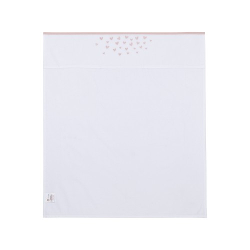  Meyco Βρεφικό Σεντόνι Hearts Soft Pink 100x150εκ.