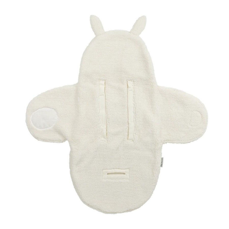 Meyco Wrap Βρεφική Κουβερτούλα Teddy για τη Βόλτα & το Αυτοκίνητο Rabbit Natural