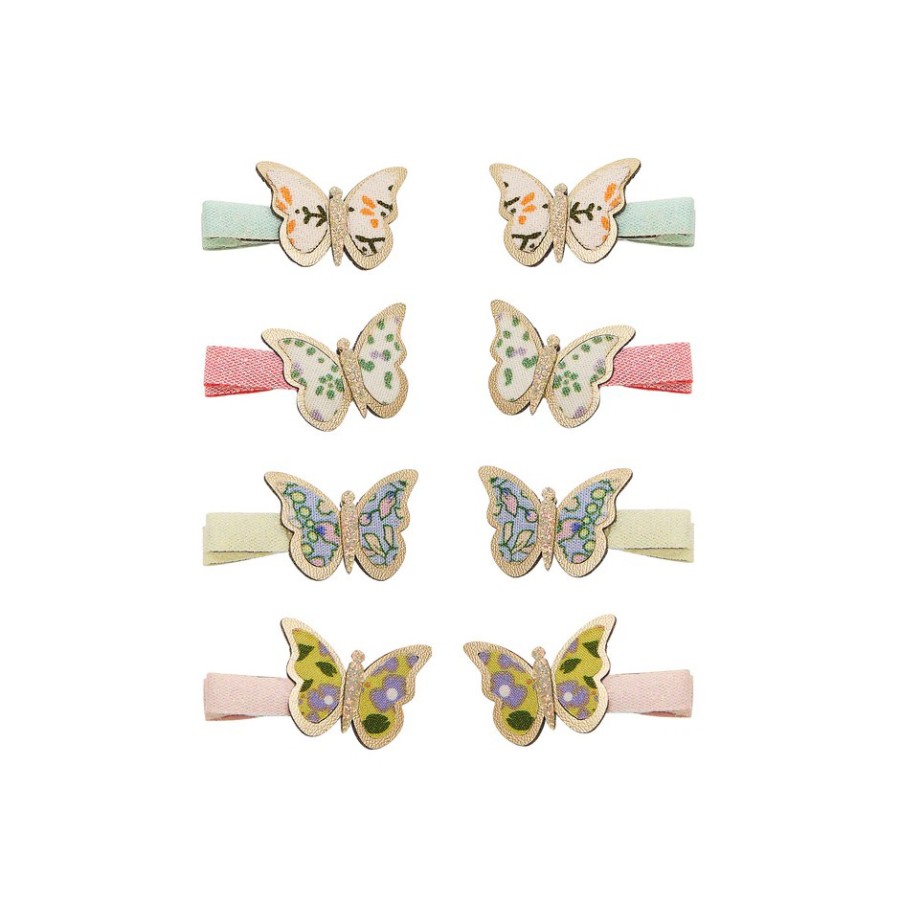 Κοκαλάκια Μαλλιών Mimi & Lula Floral Butterfly Mini Clips 8τμχ.