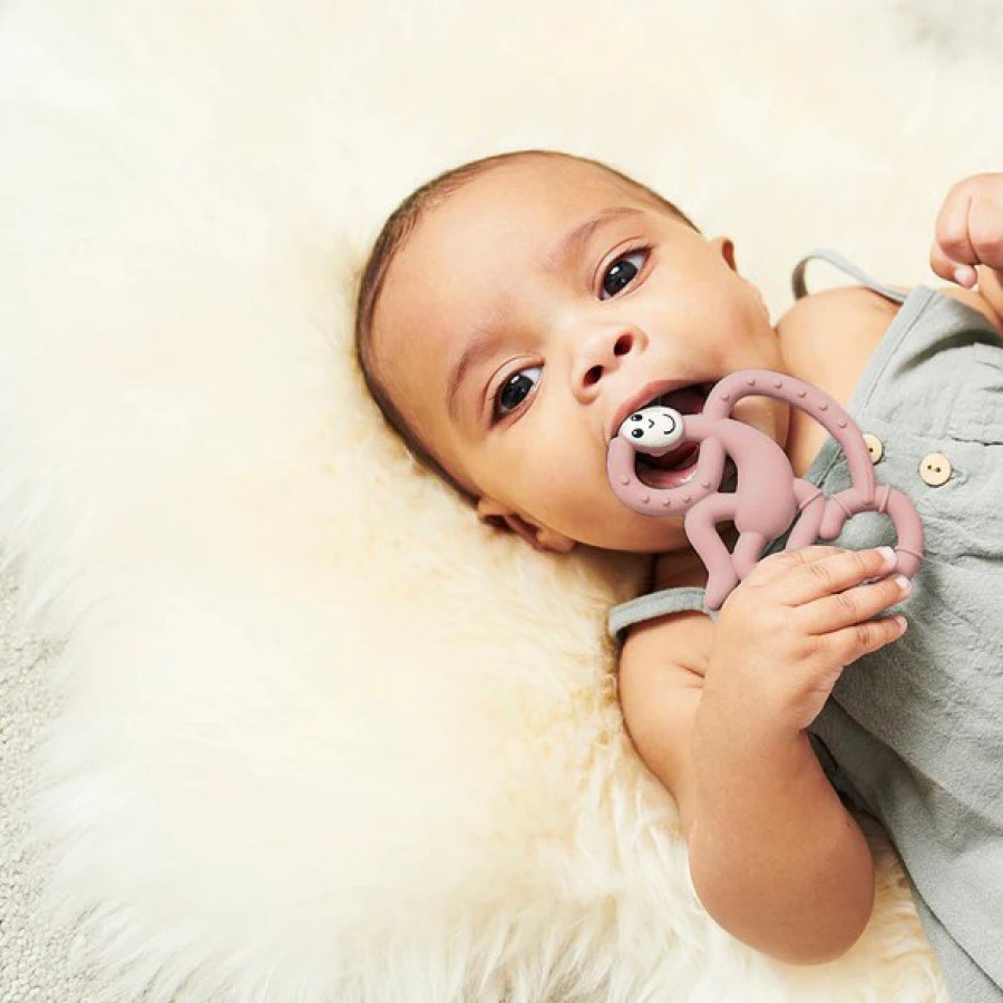Μασητικό Matchstick Monkey Mini Monkey Teether Susty Pink